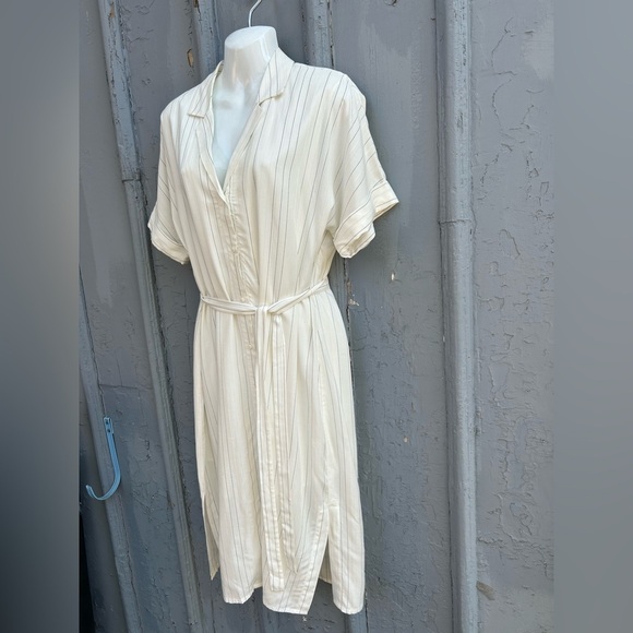 Gentle Fawn belted verticle stripe dress, size M - Picture 5 of 15